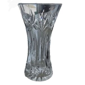 Vintage Waterford Cut Crystal Flower Vase - 8"